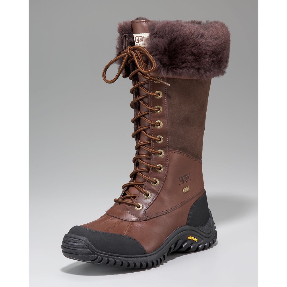 UGG Tall Adirondack Boot in Dark Brown